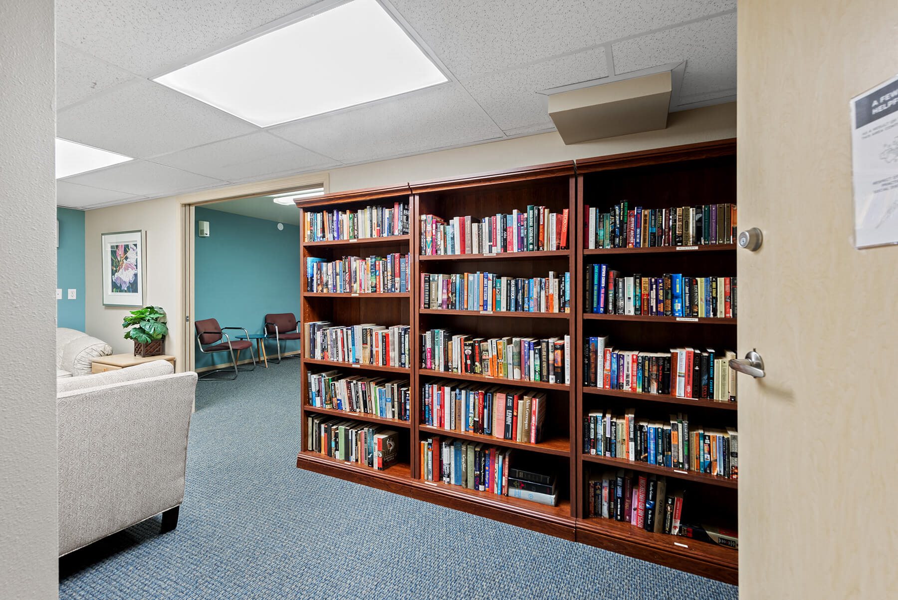 Library at Washington Terance Apartments in Seattle WA